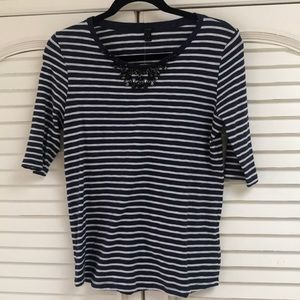 NWT J. Crew Rhinestone Embellished T-Shirt
